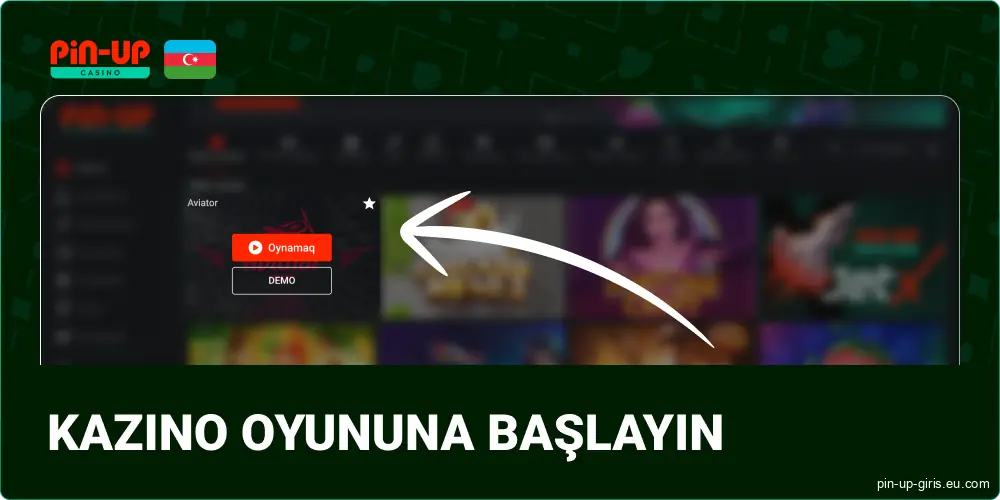 Oyunu Pin Up Azerbaijan-da başlayın